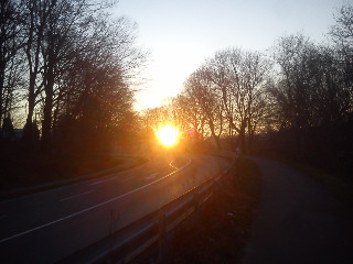 Sonnenaufgang Sunrise H&uuml;ckeswagen