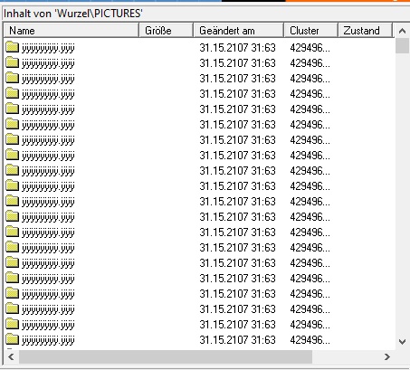 usb speicher stick defekt error
